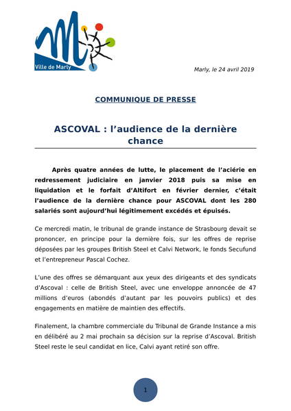 ASCOVAL Laudience de la dernière chance 24 04 19 1