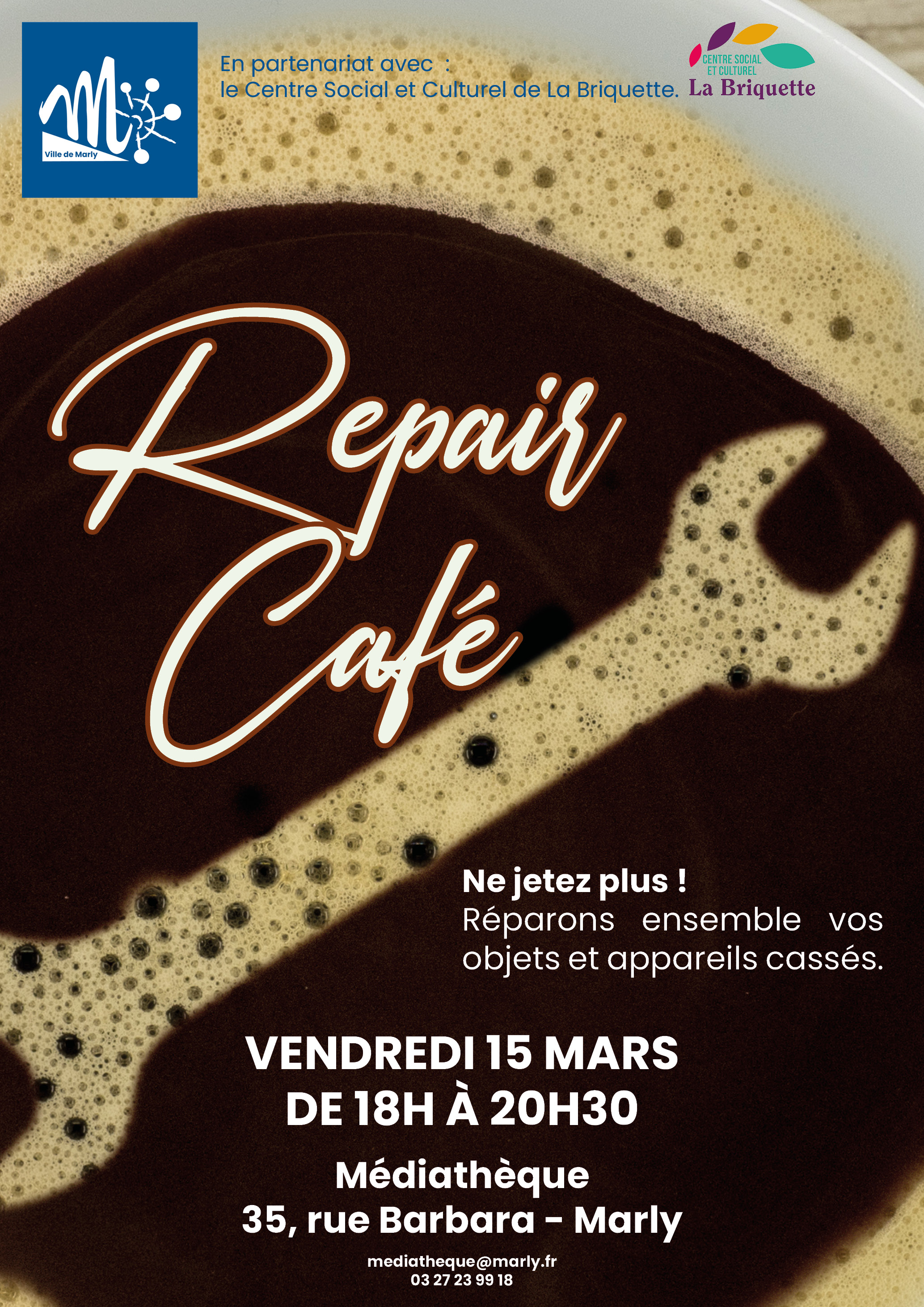 Repair Café le 15 mars 2024