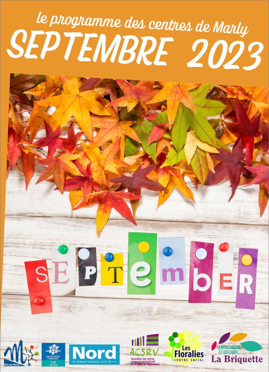 Programme des centres sociaux de la Briquette et des Floralies : septembre 2023