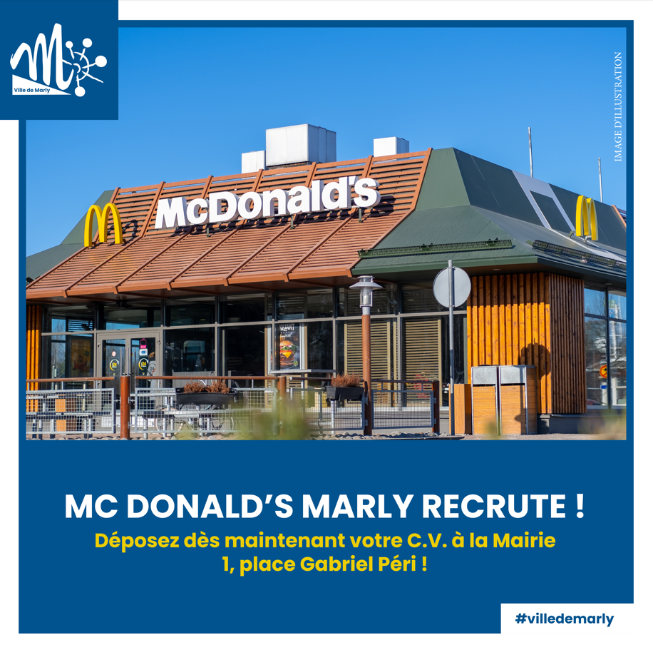 McDonald's recrute à Marly