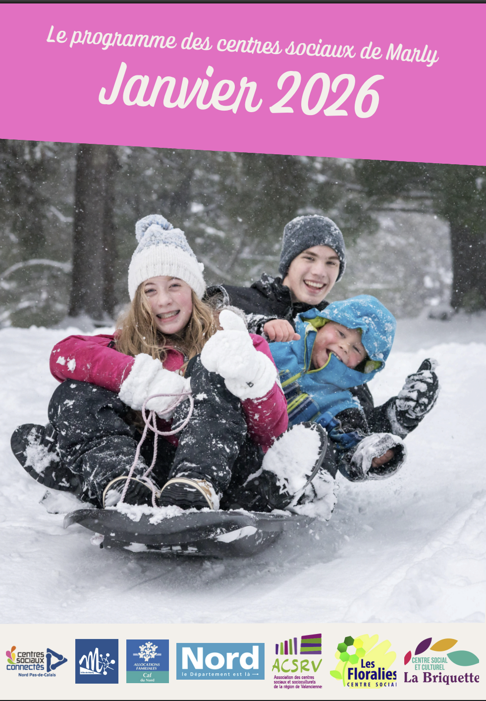 Programme des centres sociaux : janvier 2026