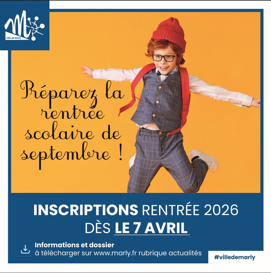 Inscriptions rentrée scolaire 2026/2027
