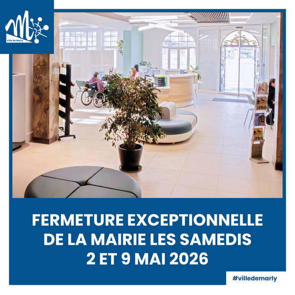 Fermeture de la mairie les 2 et 9 mai