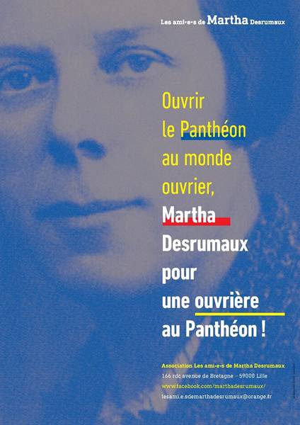 Martha Desrumaux au Panthéon