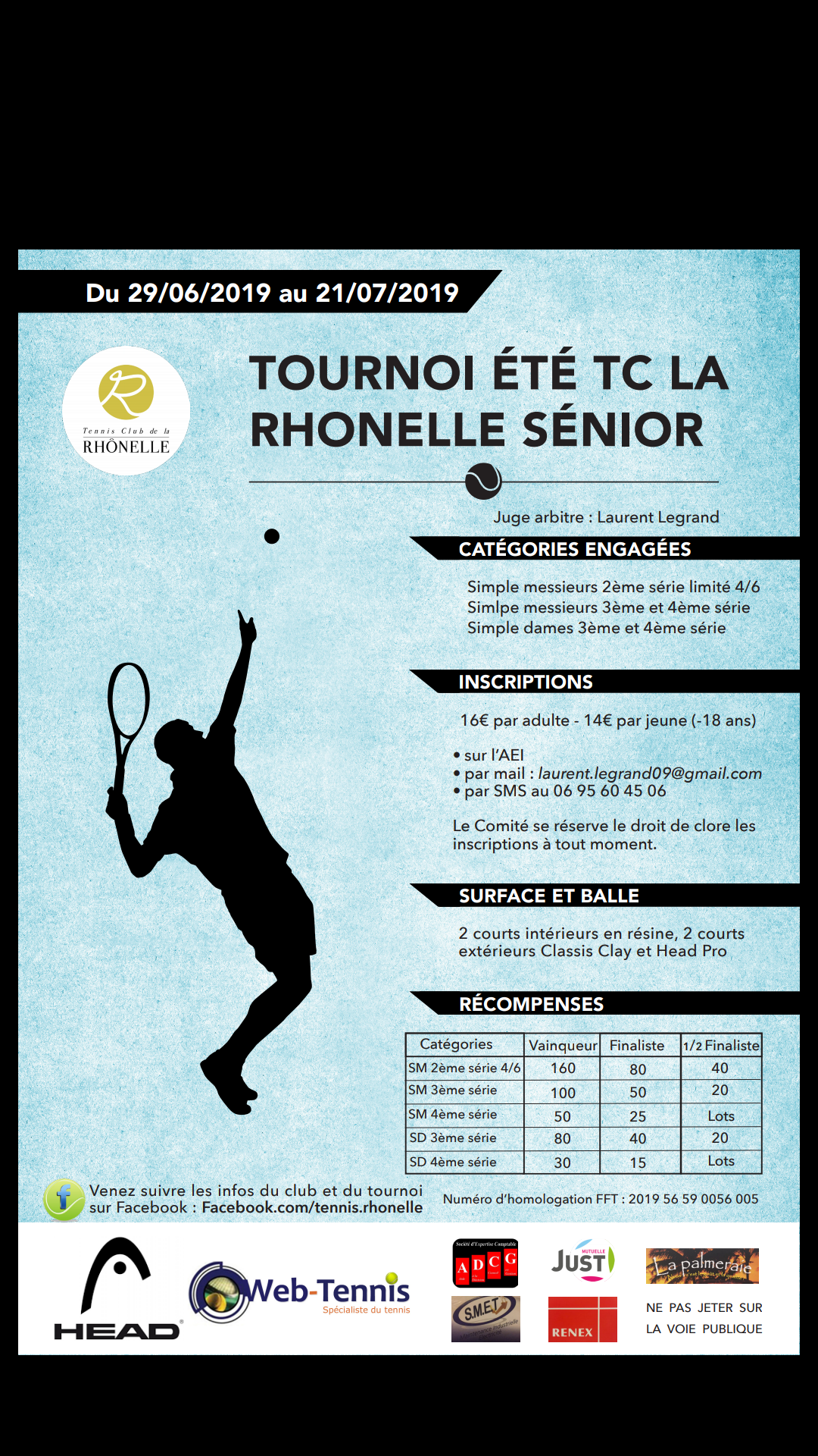 Tournoi été TC La Rhônelle Seniors