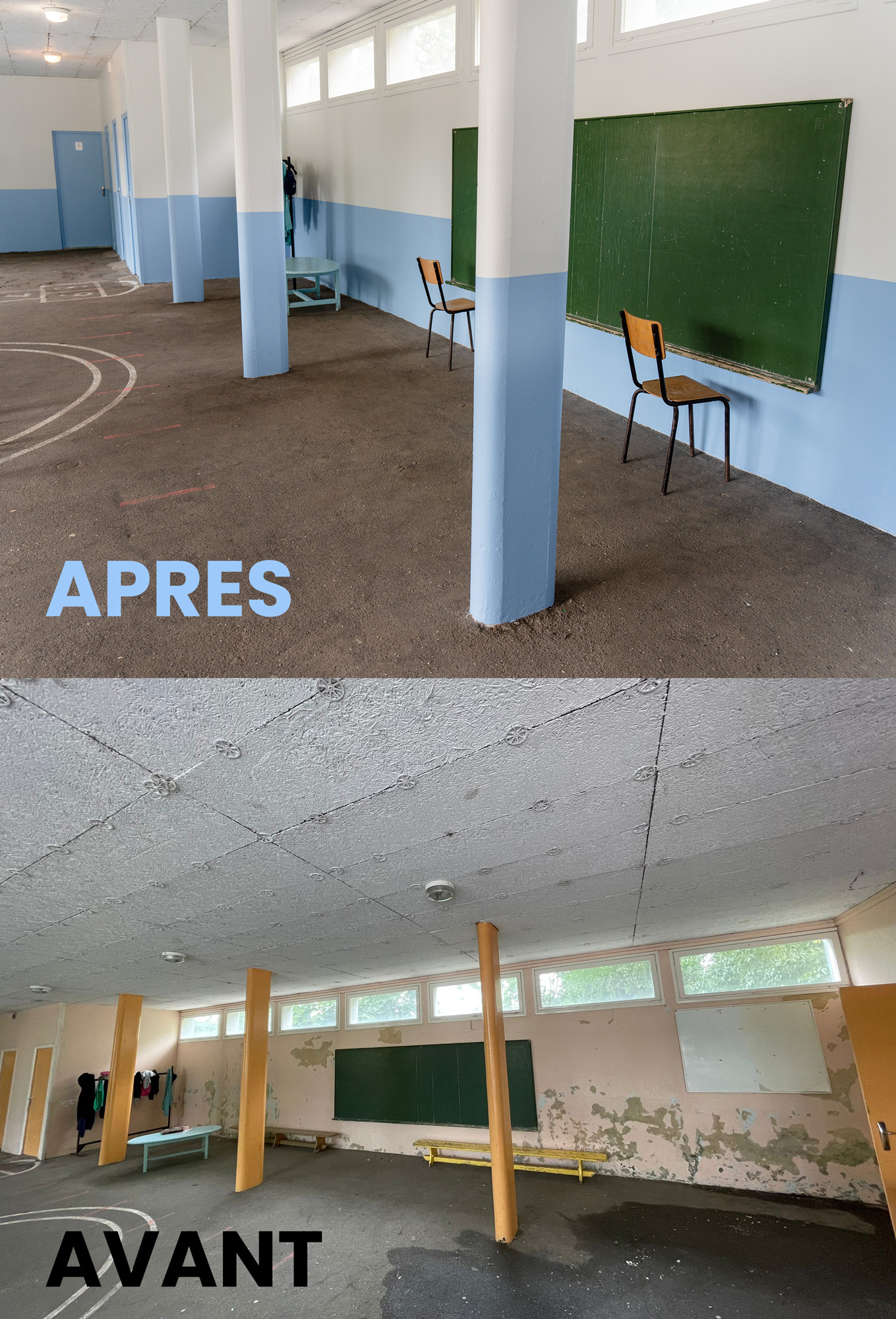Des rénovations conséquentes pour la rentrée aux écoles Hurez Saint Nicolas et Jules Henri Lengrand