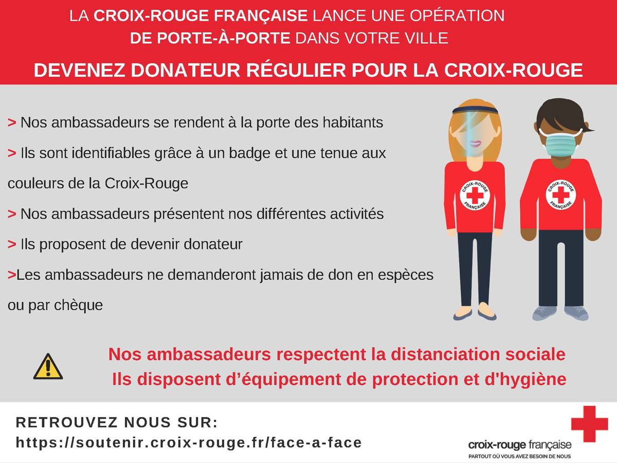 Mesure de prévention Croix Rouge Française