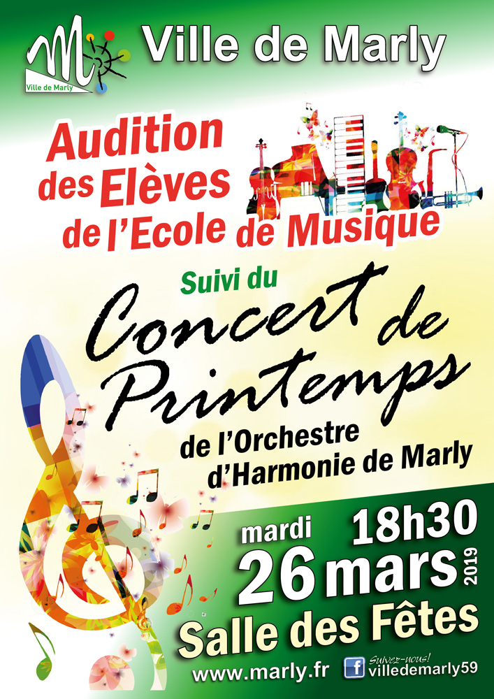 Concert de printemps de l'Orchestre d'Harmonie de Marly