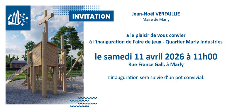Inauguration Aire de jeux Marly Industries