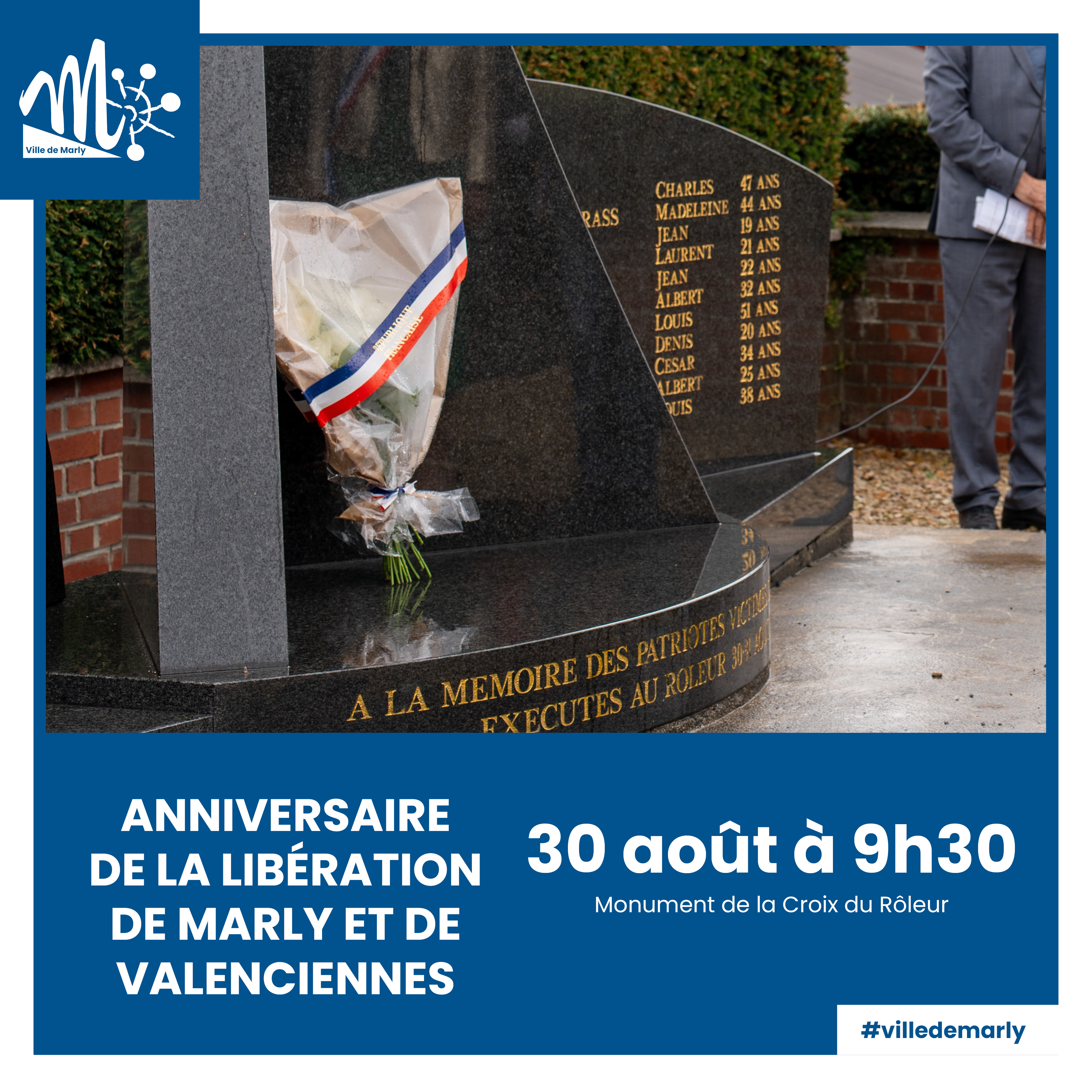 Cérémonie libération Marly - Valenciennes